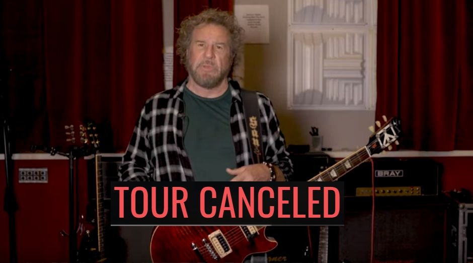 Sammy Hagar tour canceled