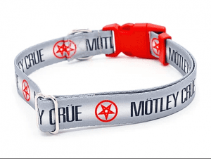 Motley Crue dog collar