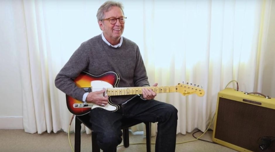 Eric Clapton guitar fire
