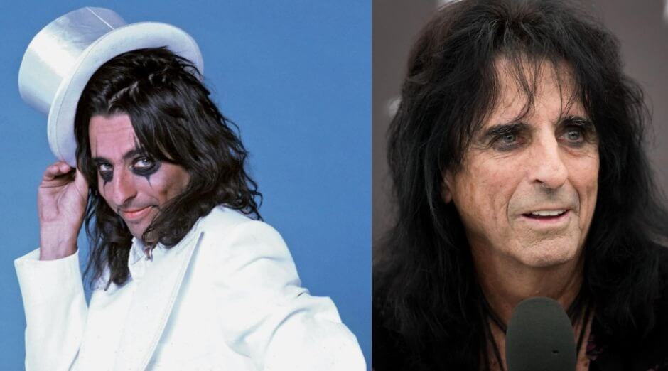 Alice Cooper now and then