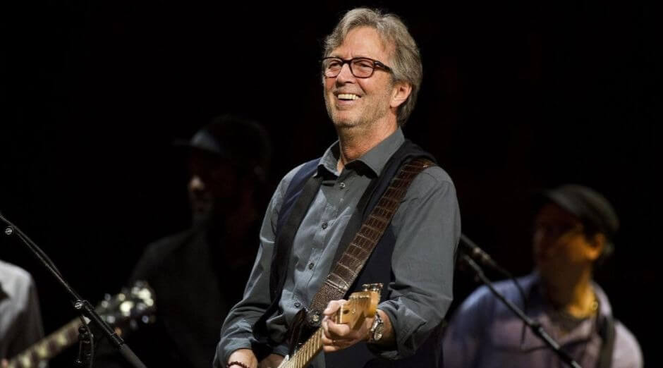 Eric Clapton playing guitar