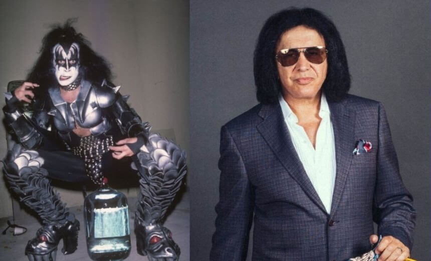 Gene Simmons now and then