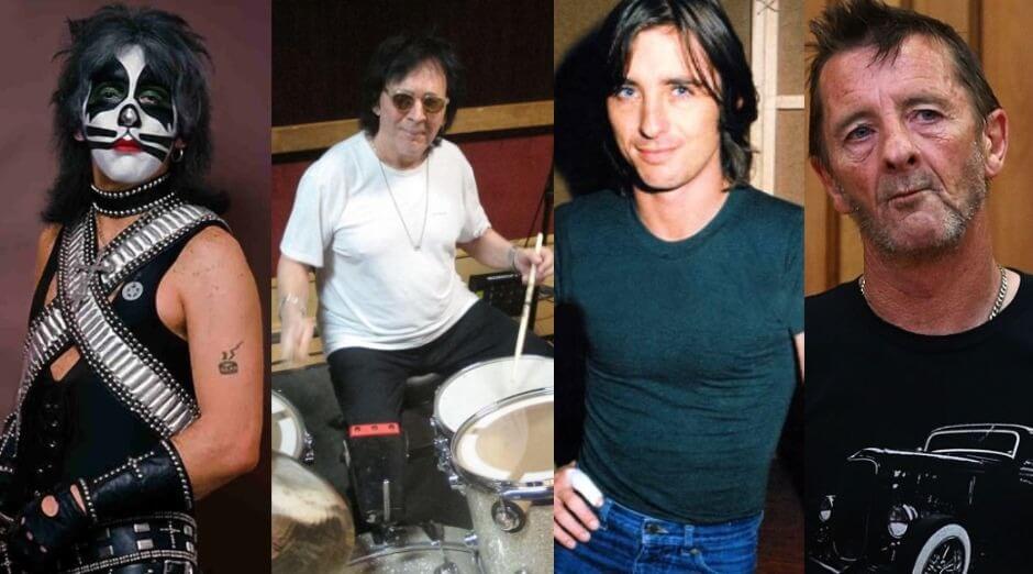 Drummers from the 70s now and then