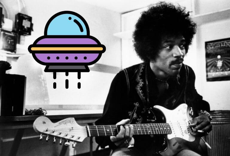 Jimi Hendrix flying saucer