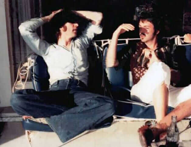 The last John Lennon and Paul McCartney photo