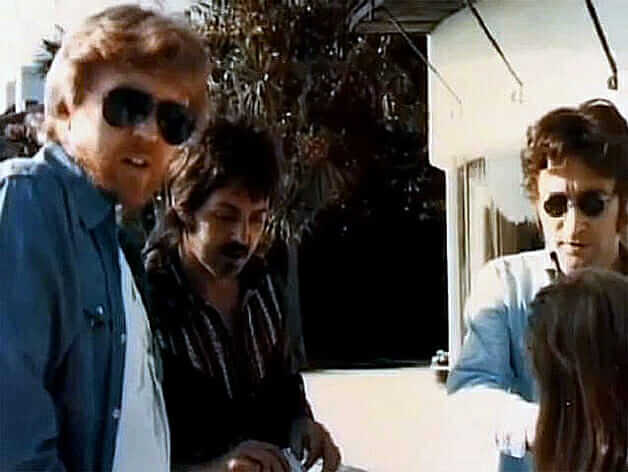 The last John Lennon,Paul McCartney and Harry Nilson photo