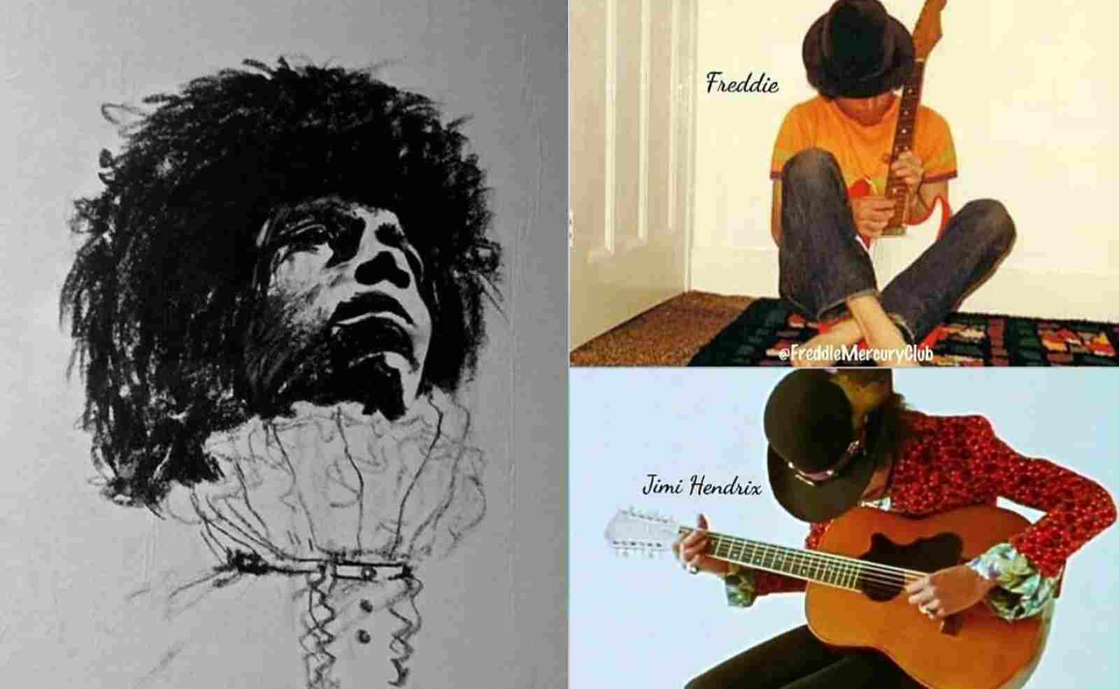 Freddie Mercury Jimi Hendrix