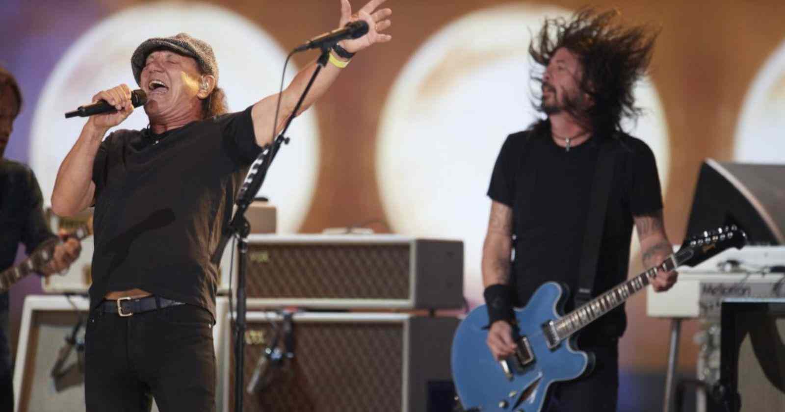 Brian Jonhson Dave Grohl