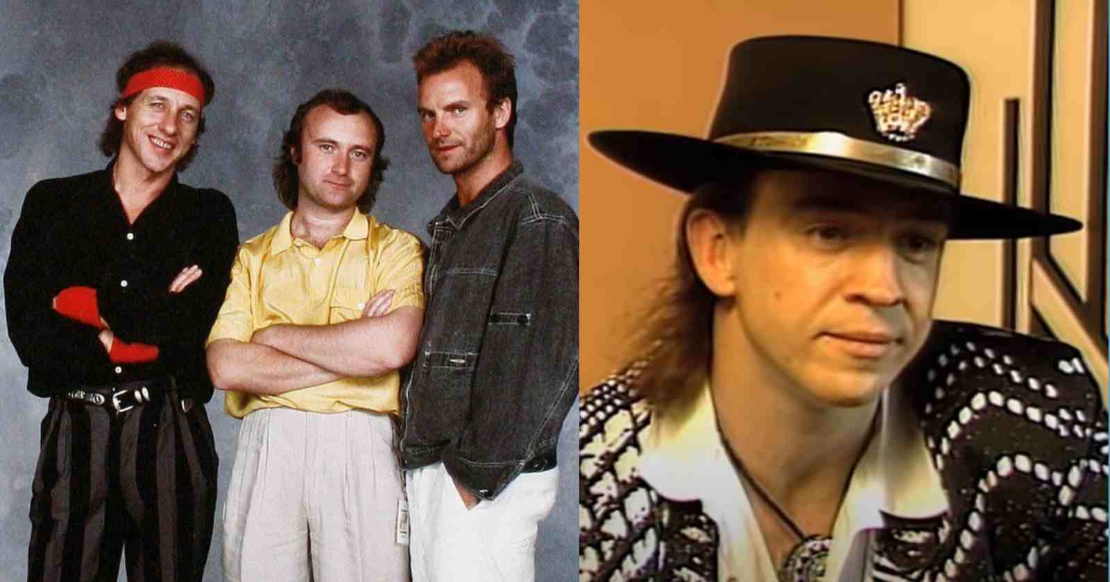 Mark Knopfler's and Phil Collins' opinion on Stevie Ray Vaughan