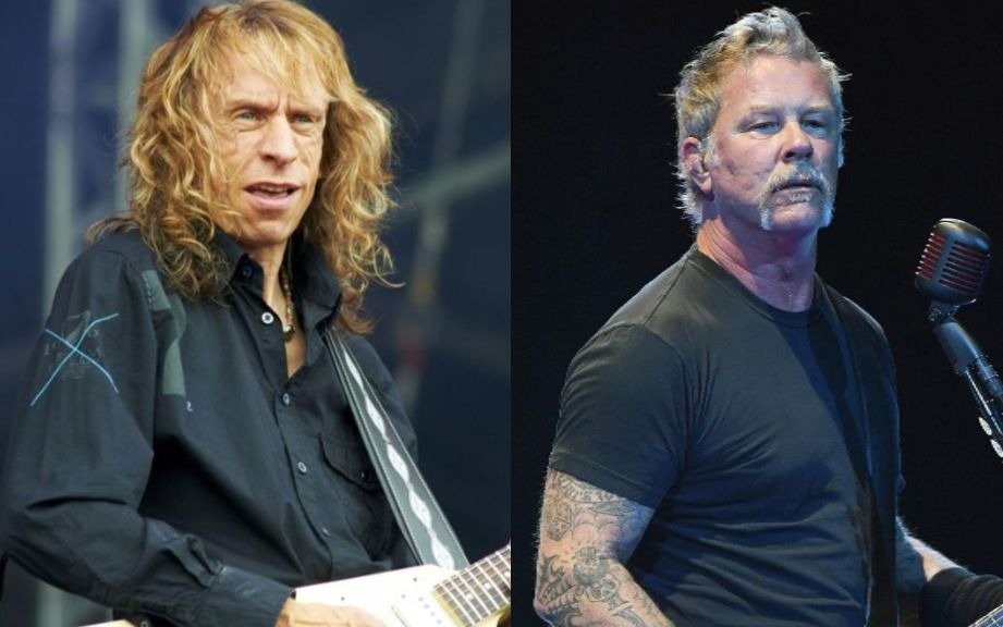 Brian Tatler James Hetfield Rock And Roll Garage