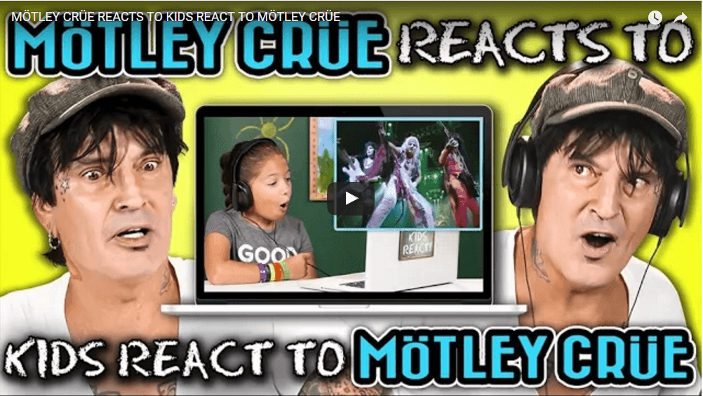 Tommy Lee reacts to kids reacting to Mötley Crüe
