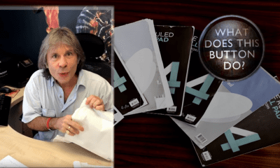 Watch Bruce Dickinson excited seeing the first copies of his autobiography