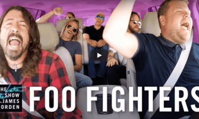 Watch Foo Fighters carpool karaoke with James Corden