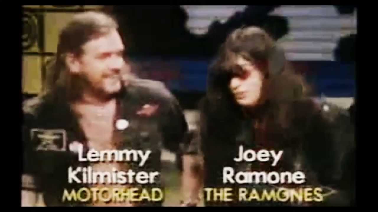 Back In Time Lemmy Kilmister goes on stage with The Ramones