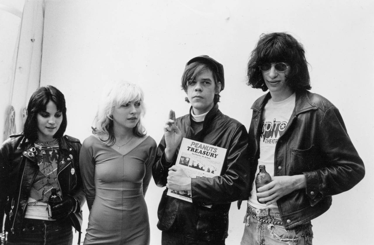 Debbie Harry and Joey Ramone
