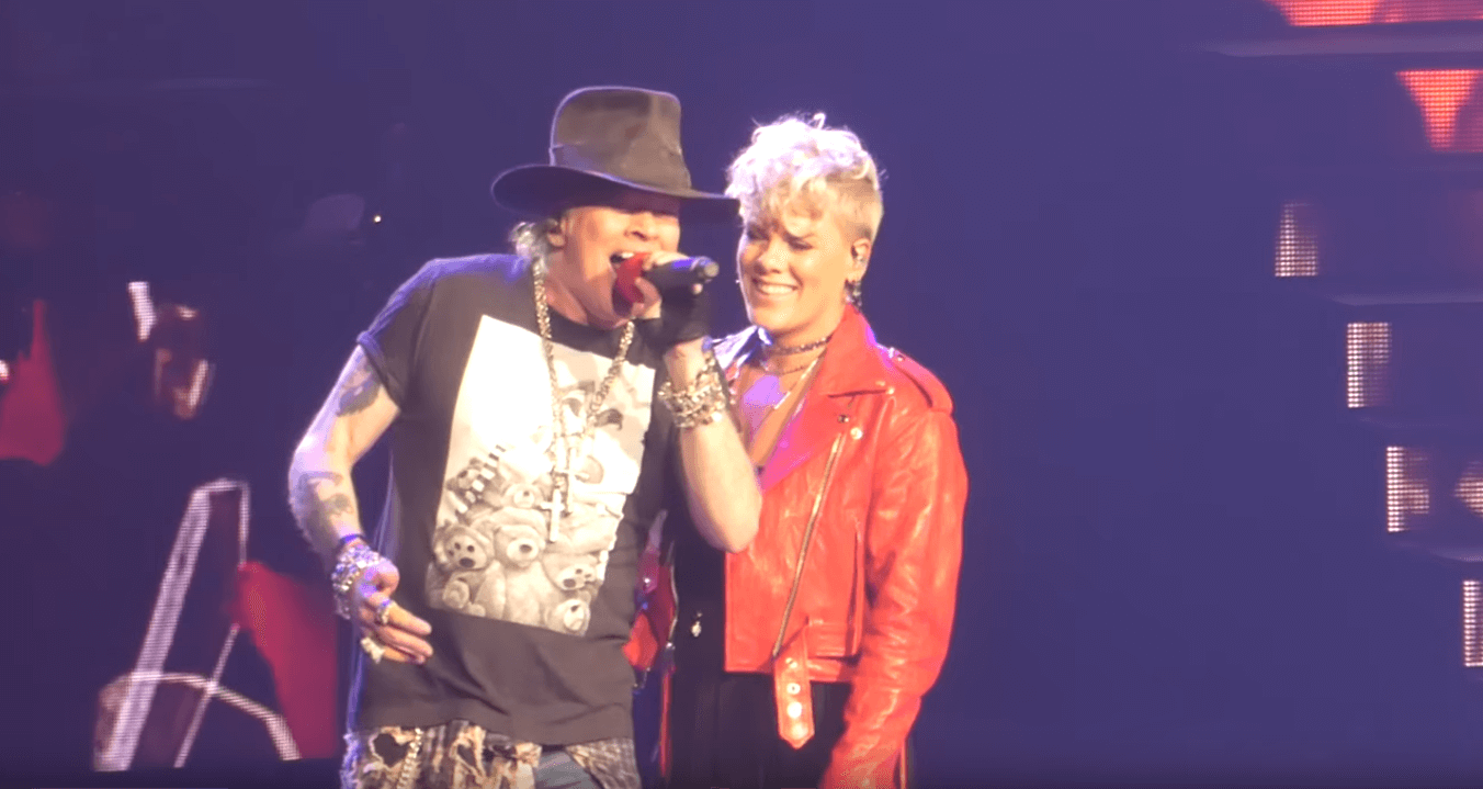 Pink joins Guns N' Roses on Madison Square Garden to sing Patience