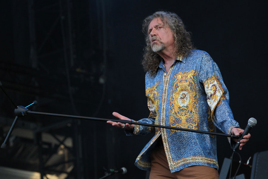 Robert Plant on stage 2017