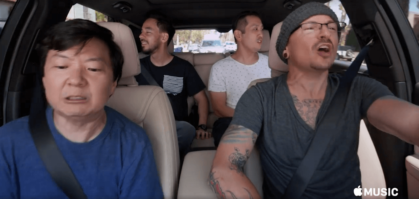 Watch Linkin Park’s carpool karoke episode with Chester Bennington