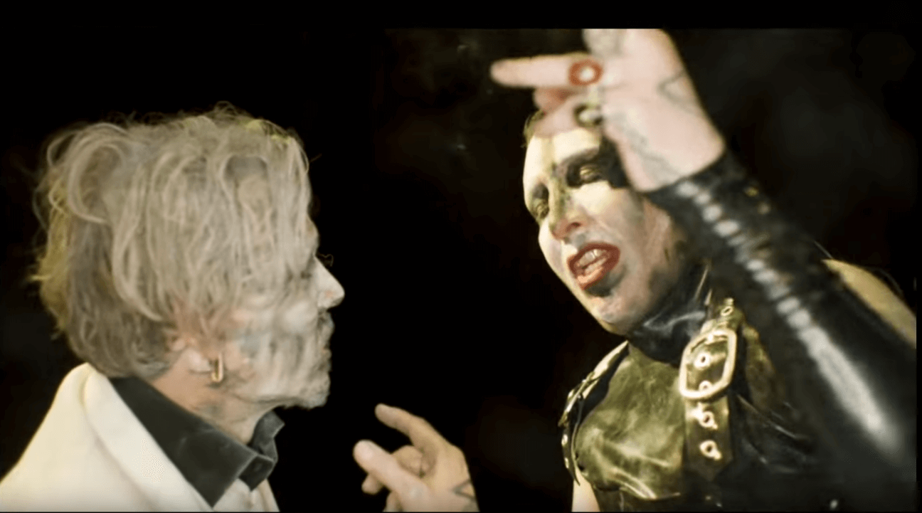 Watch new Marylin Manson video for SAY10 with Johnny Depp
