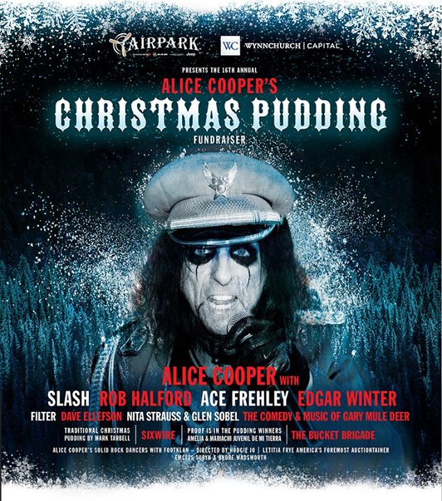 Christmas pudding alice cooper