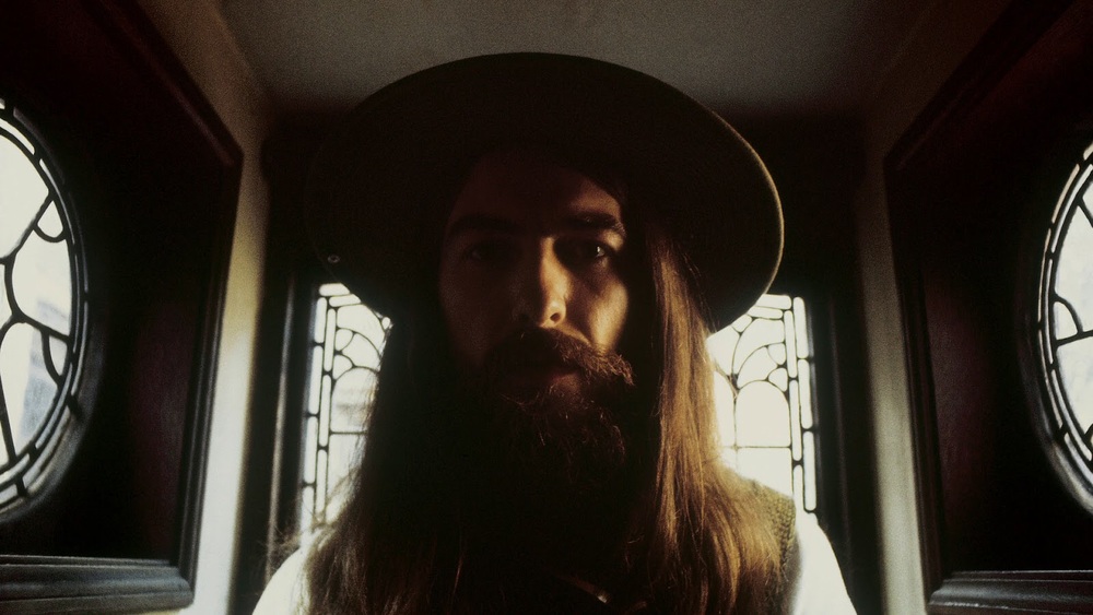 George Harrison with a hat