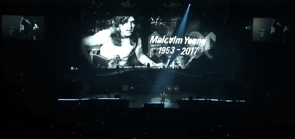 Guns N’ Roses pays tribute to Malcolm Young