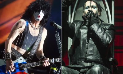 Paul Stanley and Marilyn Manson