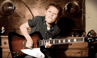 Hear amazing kid performing ACDC'S Thunderstruck
