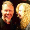 James Hetfield and Dave Mustaine