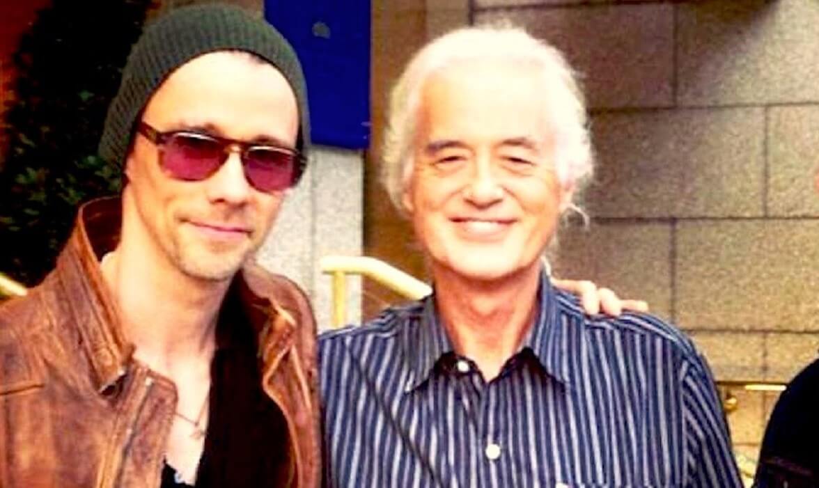 Myles Kennedy and Jimmy Page