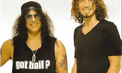 Chris Cornell and Slash
