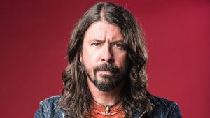 Dave Grohl red background