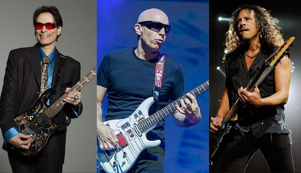 Joe Satriani compares teaching guitar to Steve Vai and Kirk Hammett