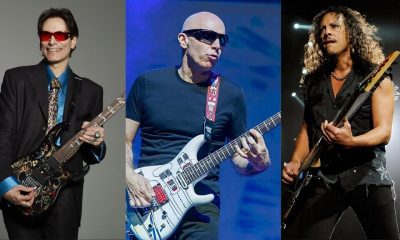 Steve Vai, Joe Satriani and Kirk Hammett