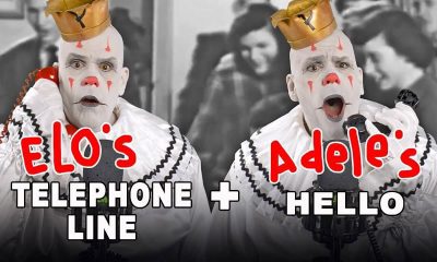 Watch Puddles Pity Party singing ELO's Telephone Line with Adele's Hello