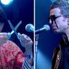 Noel Gallagher brings again his "scissor-musician" in a new presentation on TV