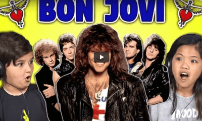 Watch kids reacting to Bon Jovi