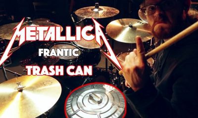 Canadian drummer plays Metallica’s “Frantic” in a garbage can