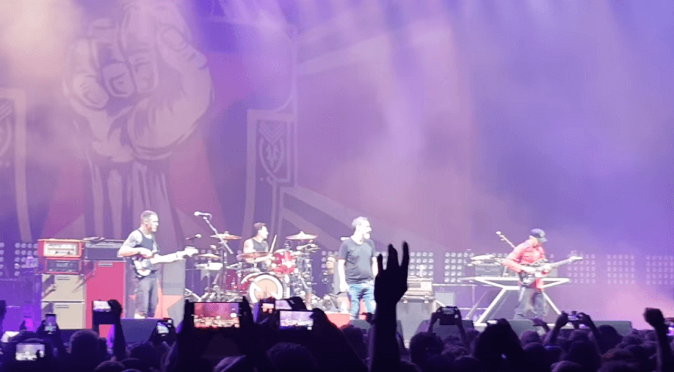 Serj Tankian sings with Prophets Of Rage in tribute to Chris Cornell