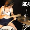 Watch talented girl performing ACDC's Whole Lotta Rosie