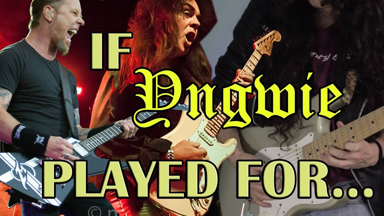 What if Yngwie Malmsteen played in Metallica, Queen, Ozzy and others