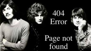Error Jimmy Page not found