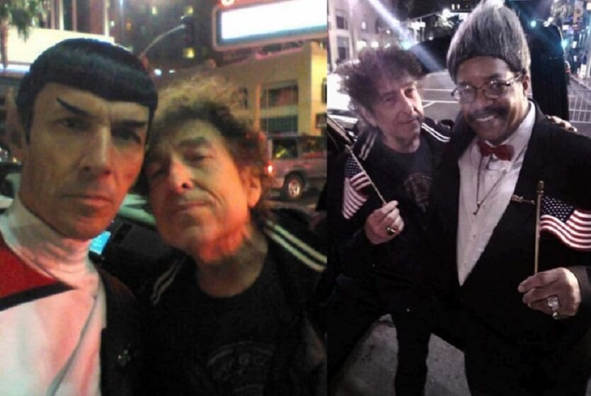 Bob Dylan and Mr Spock