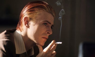 David Bowie smoking