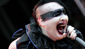 Marilyn Manson singing