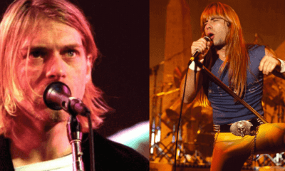 Kurt Cobain and Bruce Dickinson