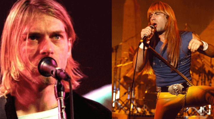 Listen to possible Kurt Cobain's audio playing Iron Maiden