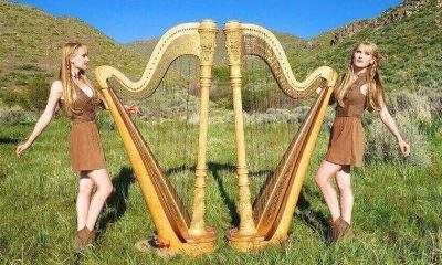 The Harp Twins performing Iron Maiden