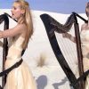 The Harp Twins performing Metallica