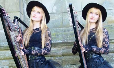 The Harp Twins playing Sound Of Silence